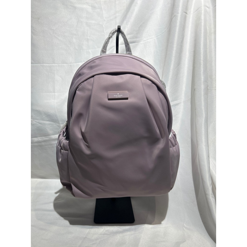 Kate Spade Carter  Large Nylon Backpack Lavender
